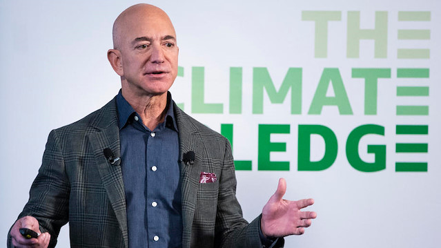Jeff Bezos, founder of Amazon and Blue Origin