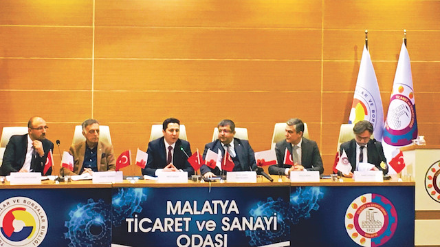 Türkiye Sigorta Birliği Başkanı Atilla Benli Malatya ticaret odasını ziyaret etti.