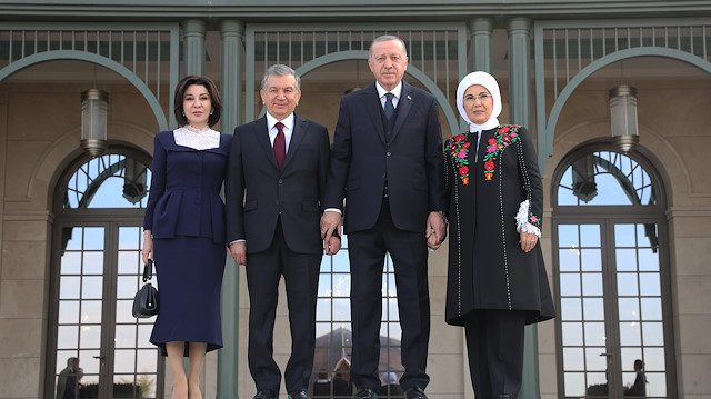 أردوغان يجري لقاء مع نظيره الأوزبكي بأنقرة