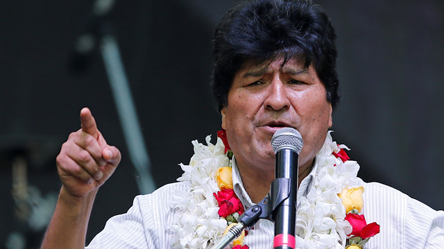 Bolivia's former President Evo Morales