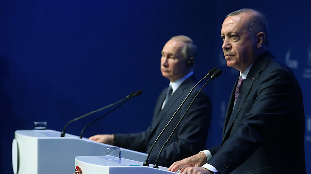 File photo: Erdoğan - Putin meeting in Turkey