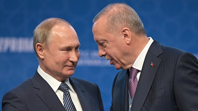Russian President Vladimir Putin & Turkish President Tayyip Erdoğan
