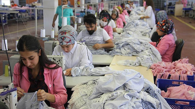 Tekstil sektöründe istihdam arttı. 