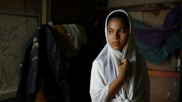 File photo: Yasmin, a Rohingya girl who was expelled from Leda High School for being a Rohingya, poses for a picture in Leda camp in Teknaf, Bangladesh, March 5, 2019