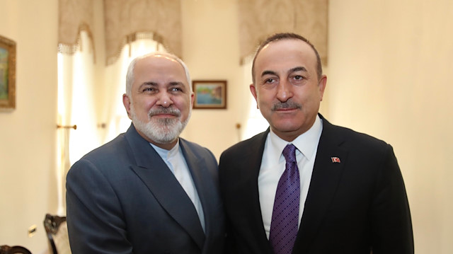 File photo: Mevlut Cavusoglu - Javad Zarif 