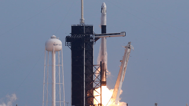 File photo: A SpaceX Falcon 9 rocket, carrying the Crew Dragon astronaut capsule, lifts off on an in-flight abort test , a key milestone before flying humans in 2020 under NASA's commercial crew program, from the Kennedy Space Center in Cape Canaveral, Florida, U.S
