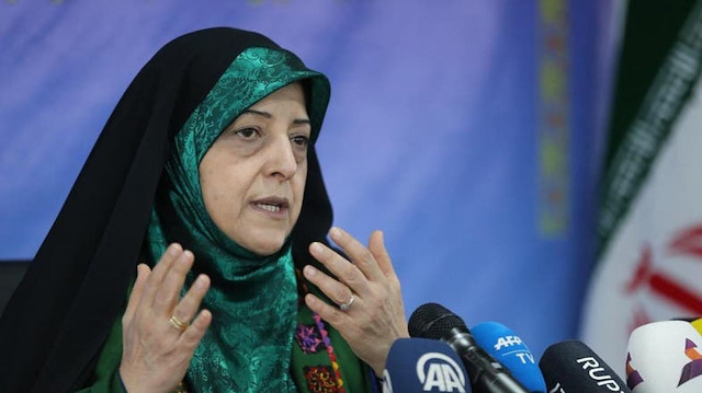 İran Cumhurbaşkanı Yardımcısı Masume İbtikar.