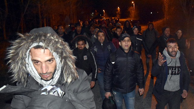 Mülteciler Edirne üzerinden Avrupa'ya ilerlemeye başladı