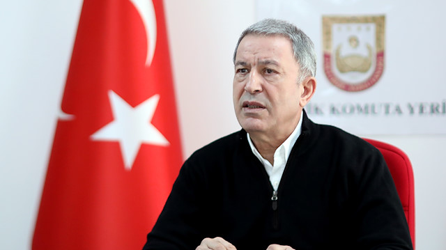 Turkish National Defense Minister Hulusi Akar  