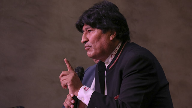 Bolivian former president Evo Morales
