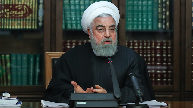 Cumhurbaşkanı Hasan Ruhani.