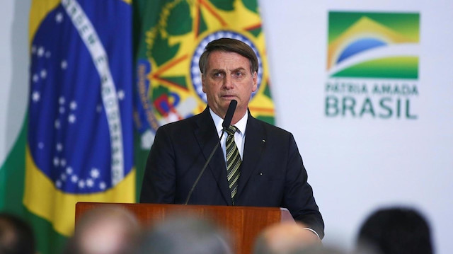 Devlet Başkanı Jair Bolsonaro.