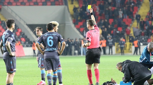 Trabzonspor deplasmanda 1-1 berabere kaldı.