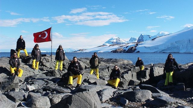 Turkish team in Antarctica