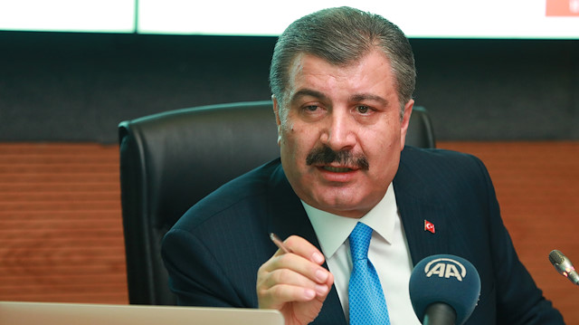 Sağlık Bakanı Fahrettin Koca, Sağlık Bakanlığının Bilkent'teki yerleşkesinde basın açıklaması yaptı.
