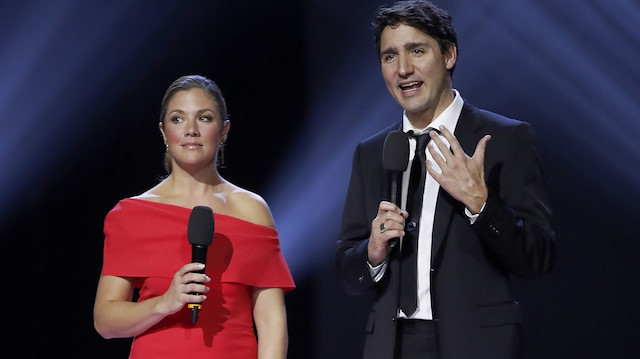 Justin Trudeau ve eşi Sophie Trudeau