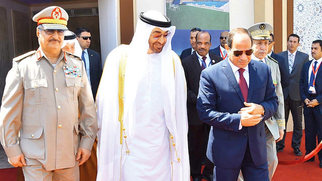 Hafter - BAE Prensi bin Zayed - Sisi