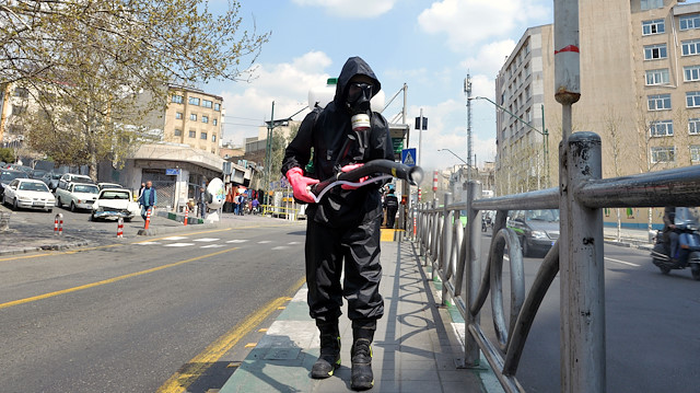 File photo: Coronavirus precautions in Tehran

