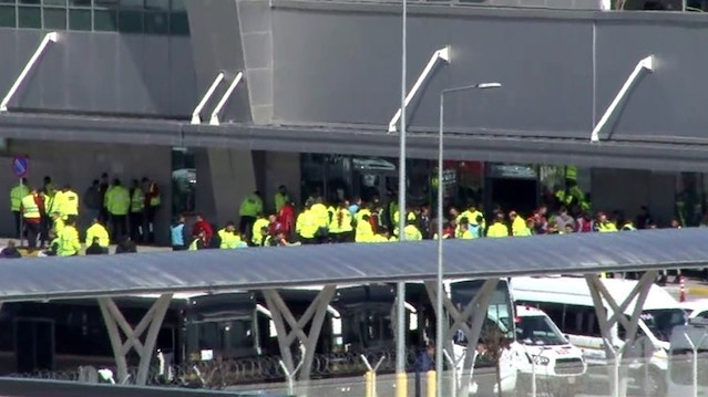 Almanya'dan gelen uçak, İstanbul Havalimanı’na indi.