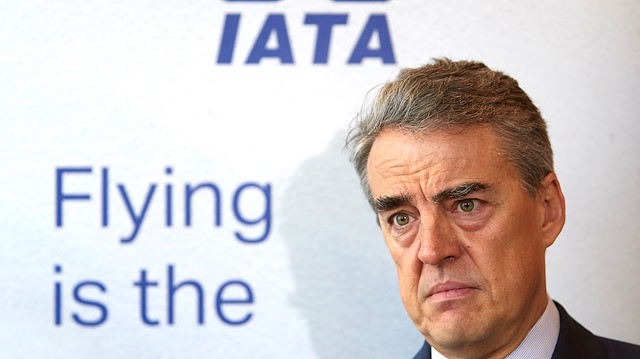 The International Air Transport Association (IATA) Director General and CEO, Alexandre de Juniac attends an interview with Reuters on the consequences of the outbreak of the coronavirus disease (COVID-19) in Geneva, Switzerland, March 13, 2020