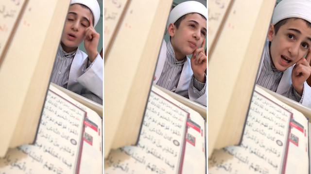 Hafızlık dersi sırasında gülümseten anlar: Hocam sakın söyleme