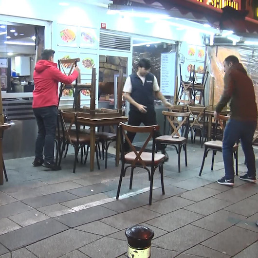 Lokanta ve restoranlarda masa sandalye yasağı başladı
