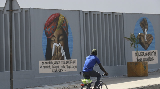 Senegal'de koronavirüse karşı grafitiler konuşuyor