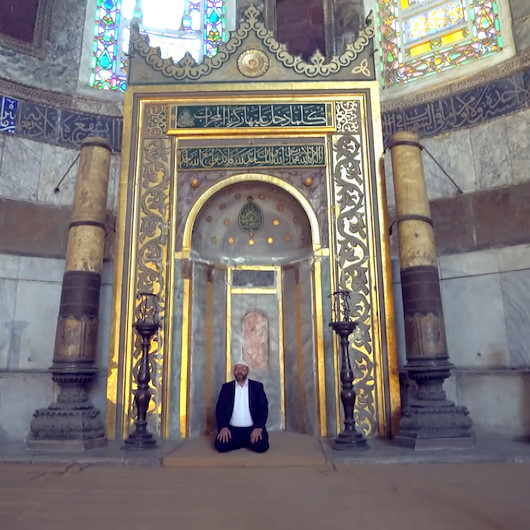 Ayasofya tarihinde ilk: Çıplak sesle okunmuş akustik test kaydı yapıldı
