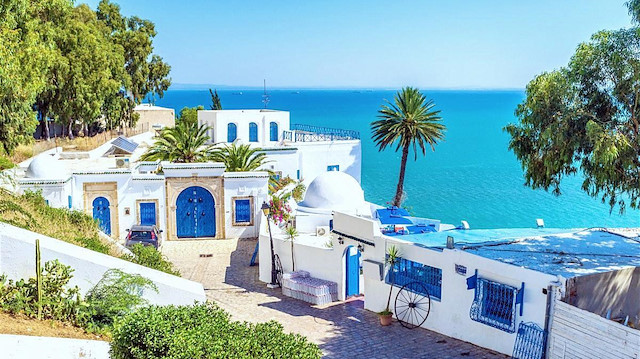 Akdeniz'in en açık mavisi: Sidi Bu Said