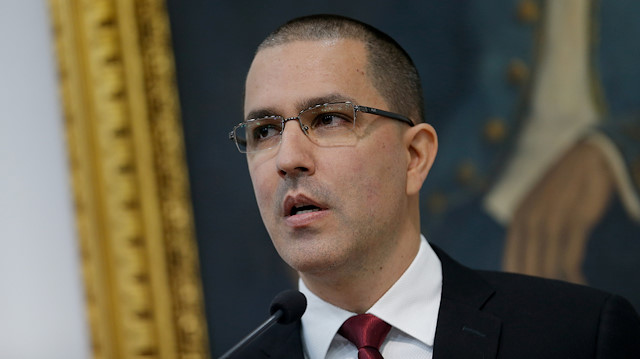 Venezuela's Foreign Minister Jorge Arreaza 
