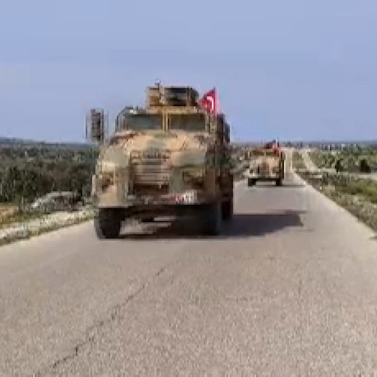 TSK İdlibdeki M4 kara yolunda devriye gerçekleştirdi
