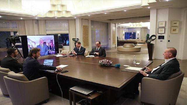 تركيا.. الرئيس أردوغان يجتمع بالحكومة عبر دائرة تلفزيونية