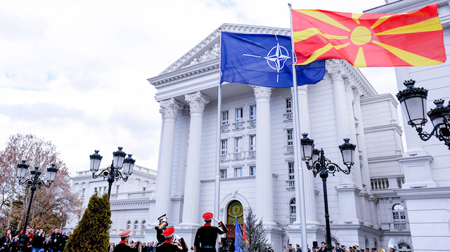Kuzey Makedonya, üye olduktan sonra NATO ülkeleri 30'a yükseldi.