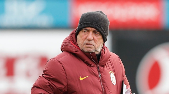 Turkish Super Lig club Galatasaray's manager Fatih Terim