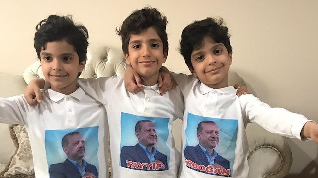Recep, Tayyip ve Erdoğan isimli üçüzler gülümsetti.