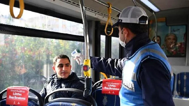 محاربة كورونا...​قرارات تركية جديدة تخص الحافلات وغرامات على السائقين​ المخالفين