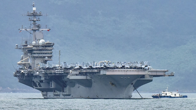The aircraft carrier Theodore Roosevelt 