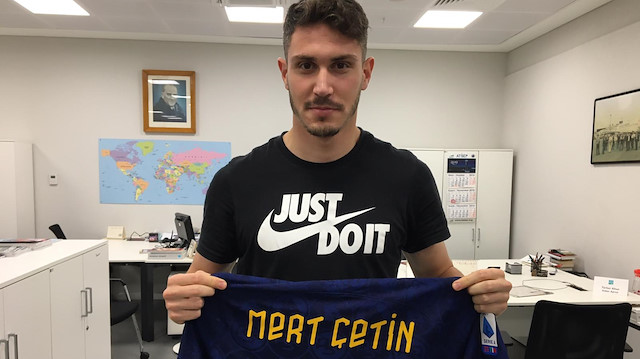 Turkish football player Yildirim Mert Cetin