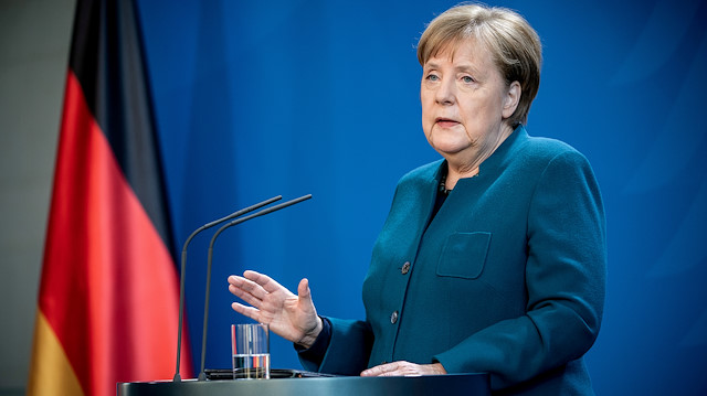 Alman Şansölye Merkel.