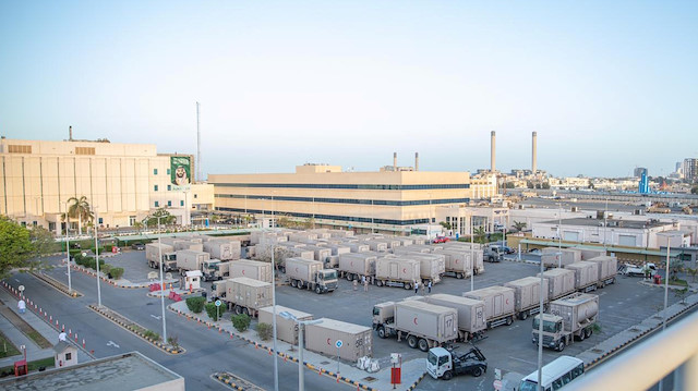 Medical vehicles to be used as field hospital, are seen at the parking of the King Fahad Medical City, amid fear of the outbreak of coronavirus (COVID-19), in Jeddah, Saudi Arabia March 23, 2020. Picture taken March 23, 2020