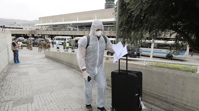 A Lebanese, who was stranded abroad by coronavirus lockdowns