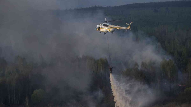 Yangın nedeniyle bölgede şu ana kadar 20 hektarlık ormanlık alan kül oldu.