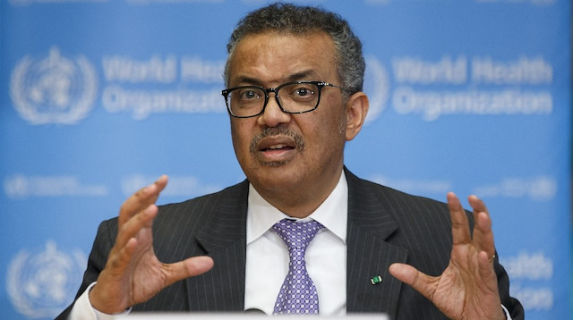 Dünya Sağlık Örgütü (DSÖ) Genel Direktörü Tedros Adhanom Ghebreyesus açıklama yaptı.