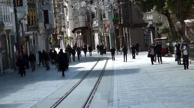 Taksim Meydanı'nda hareketlilik yaşandı. 