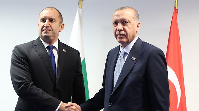 File photo: Turkey's President Recep Tayyip Erdogan and Rumen Radev