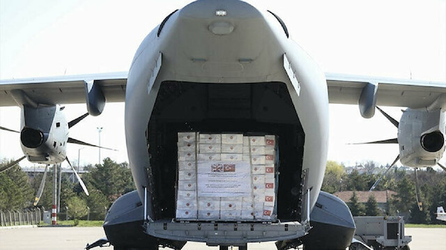 ​Turkey sends second Covid-19 aid shipment to UK 