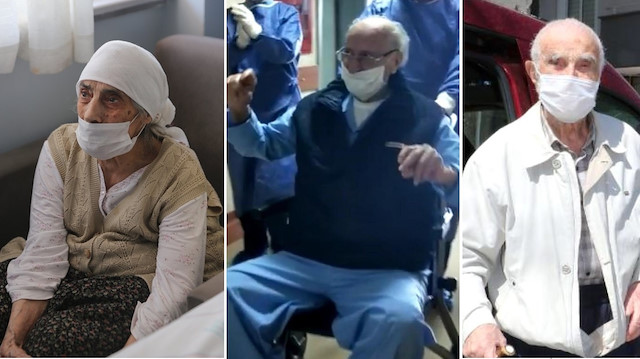 'Türkiye'nin çınarları' koronavirüsü yendi: Tedavileri devam eden hastalara umut oluyor
