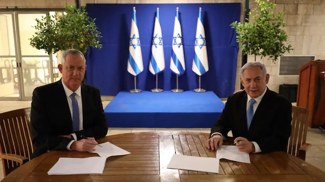 Netanyahu-Gantz hükümeti Filistin için büyük tehdit