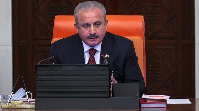 Turkish Parliament Speaker Mustafa Şentop