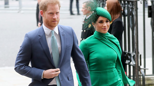 Prince Harry and his wife Meghan Markle
